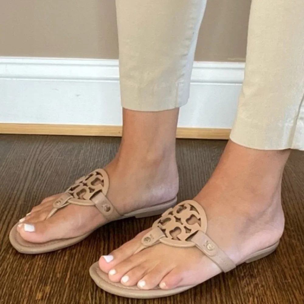 Tory Burch Miller Sandals Light Makeup Size 13